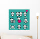 Lezzi Cute Panda Wall Decal