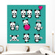Lezzi - The Cute Panda Wall Decal