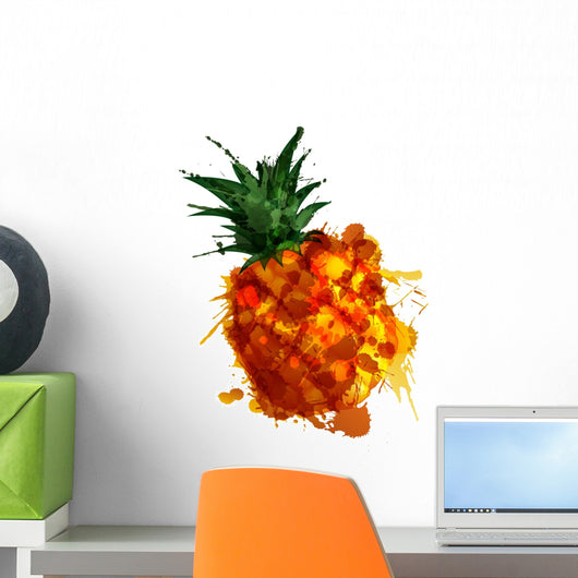 Pineple Made Colorful Splashes