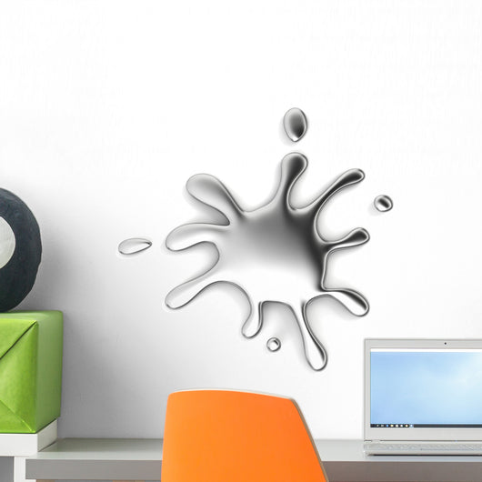Metal Blot Wall Mural