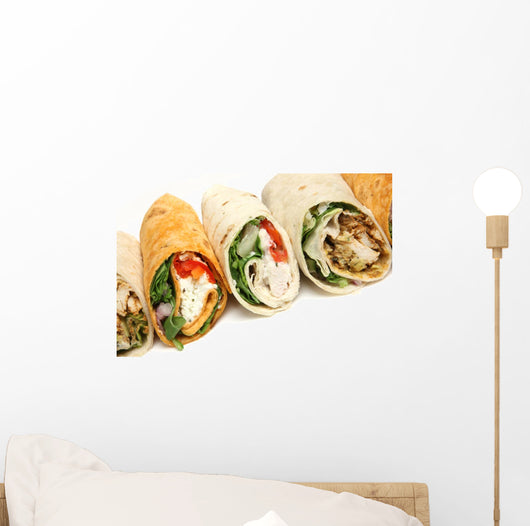 Various Wrap Sandwiches