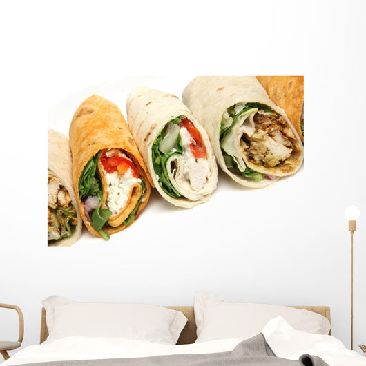 Various Wrap Sandwiches