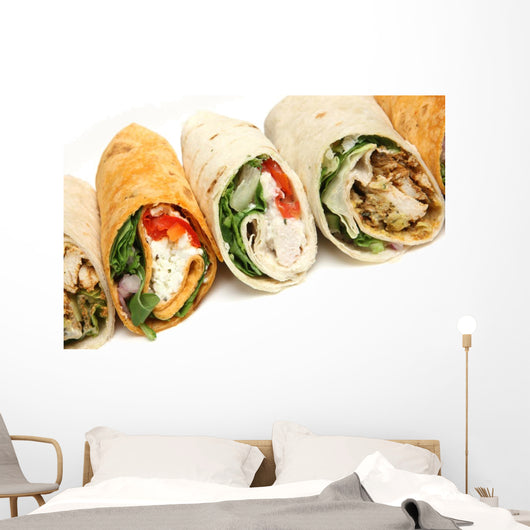Various Wrap Sandwiches