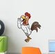 Vector Illustration Rooster Crows Wall Decal