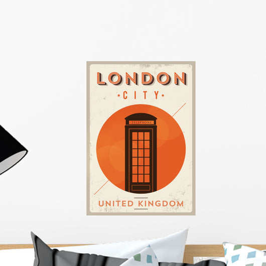 London Vintage Poster Design