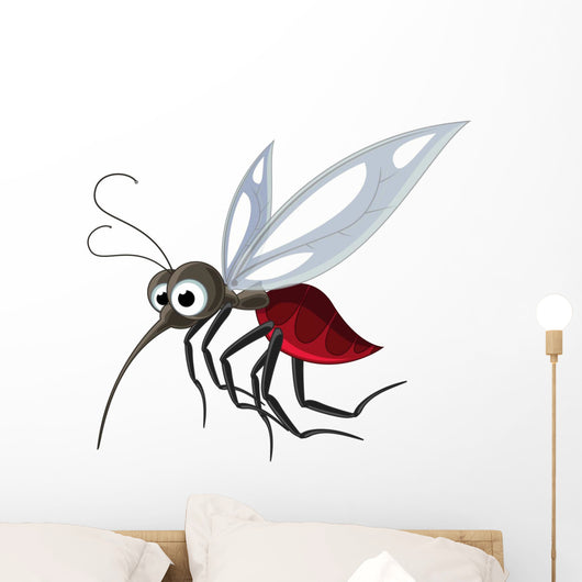 mosquito cartoon for you design Wall Decal