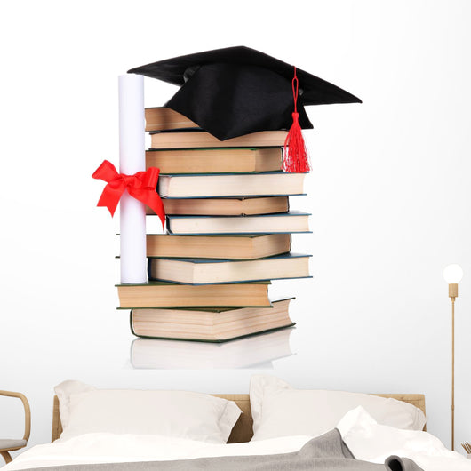 Grad Hat with Diploma