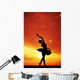 Dancer Sunset Wall Mural