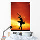 Dancer Sunset Wall Mural