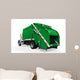 Garbage Truck Isolated Wall Decal