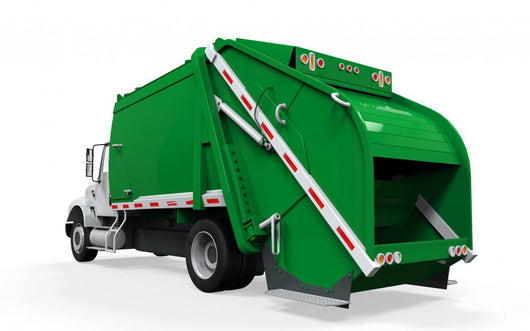 Garbage Truck Isolated Wall Decal