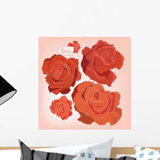 Roses Wall Mural
