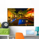 Privater Garten Bei Nacht - Sommerversion Wall Mural
