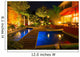 Privater Garten Bei Nacht - Sommerversion Wall Mural
