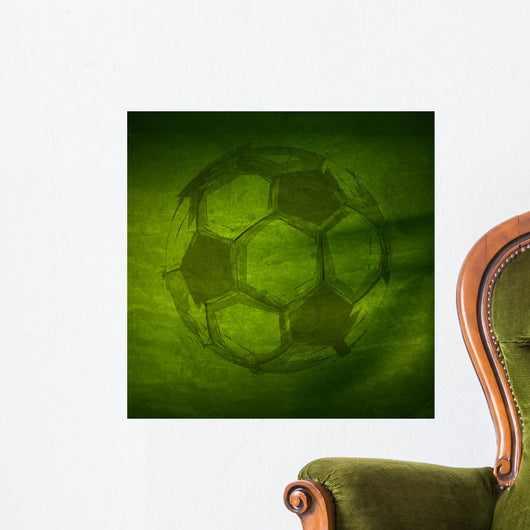 Vector Watercolor Soccer Ball