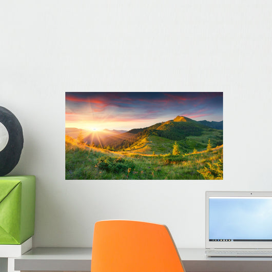 Beautiful Summer Landscape Mountains