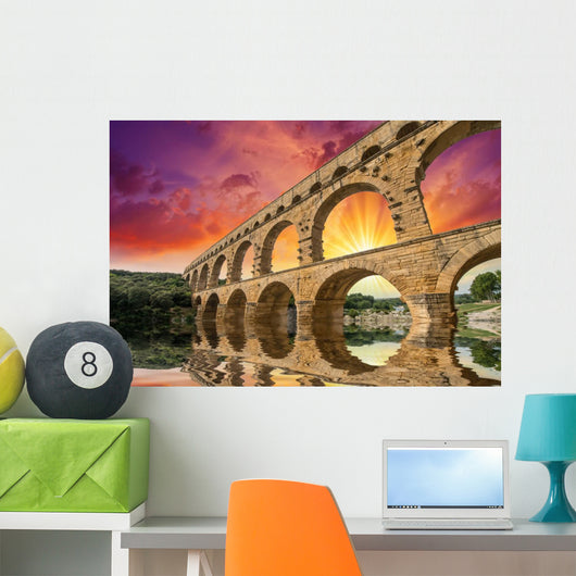 Pont Du Gard Provence Wall Decal