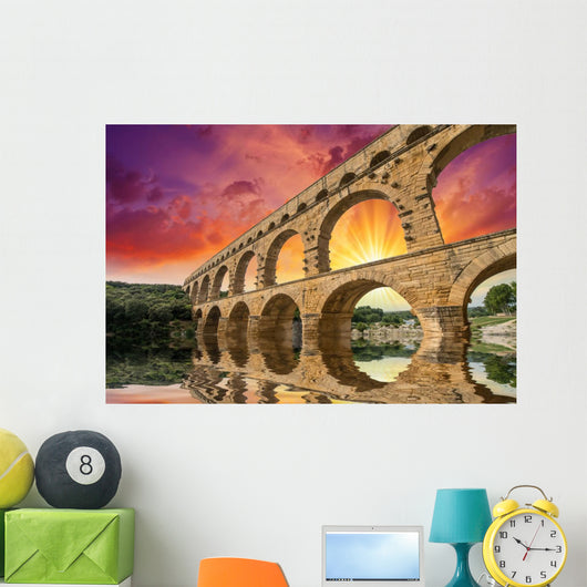 Pont Du Gard Provence Wall Decal