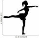 Silhouette of a Ballet Dancer Wall Decal