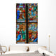 France Stained Glass Window Wall Decal
