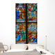 France Stained Glass Window Wall Decal