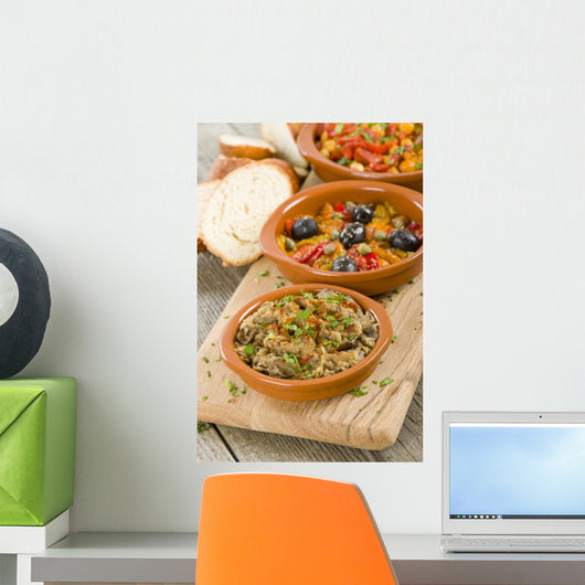 Tapas and Crusty Bread Wall Decal