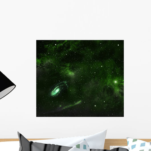 Space with Nebula and Wall Decal