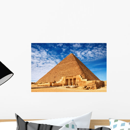 Ancient Egyptian Pyramid against Wall Decal