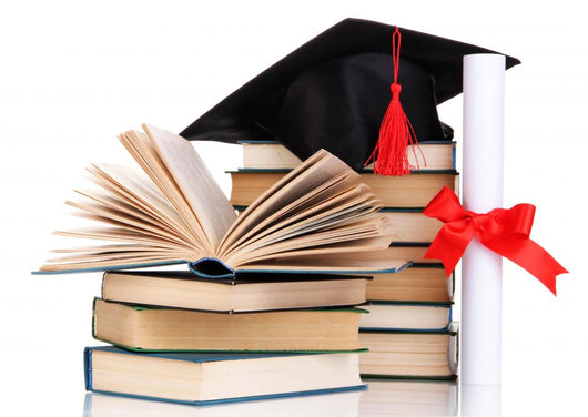 Grad Hat with Diploma Wall Decal