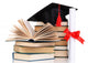 Grad Hat with Diploma Wall Decal