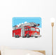 Red Fire Truck or Wall Decal