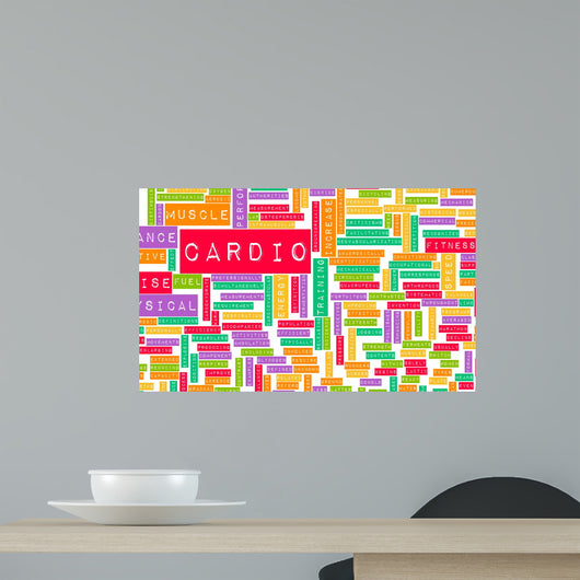 Cardio Workout Wall Decal