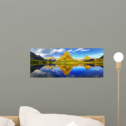 Glacier National Park Panorama-wallpaper Wall Decal