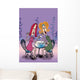Two Women Drinking Coffee Wall Decal