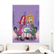 Two Women Drinking Coffee Wall Decal