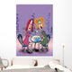 Two Women Drinking Coffee Wall Decal