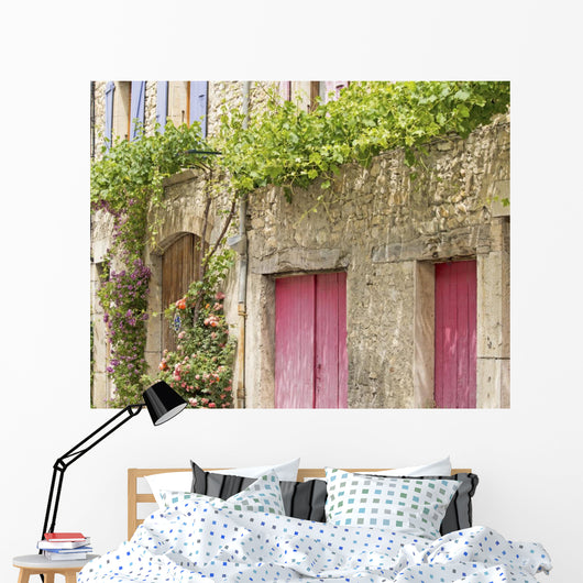 French Village Street Provence Wall Decal