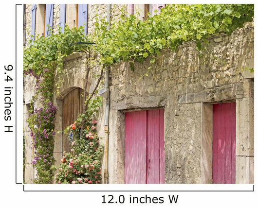 French Village Street Provence Wall Decal