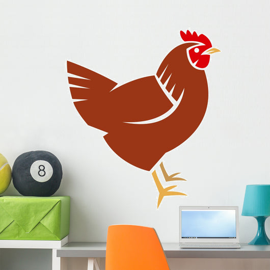 New Hampshire Red Hen Wall Decal