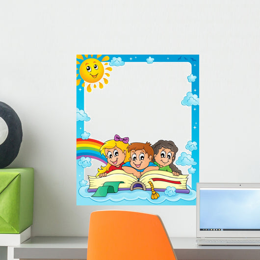 Frame with Pupil Theme Wall Decal