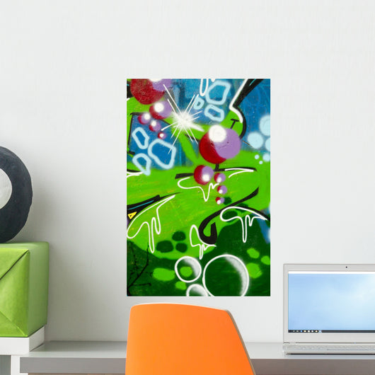 Abstract Graffiti Wall Decal