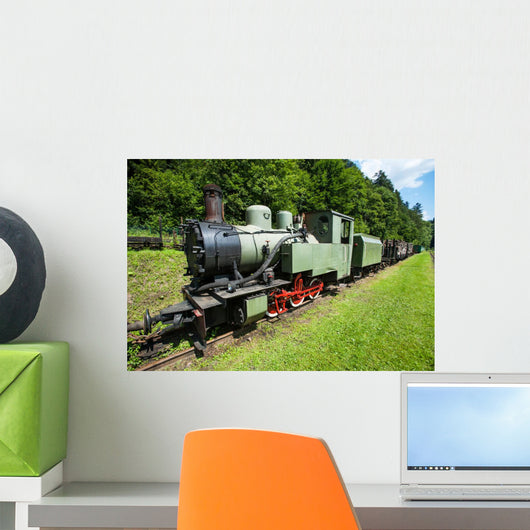 Narrow-gauge Railway Steam Train Wall Decal
