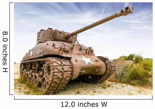 Sherman Tank Wall Decal