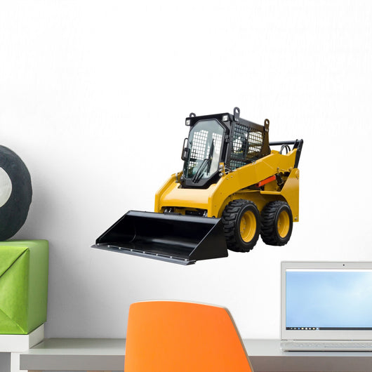 Small Bulldozer Wall Decal