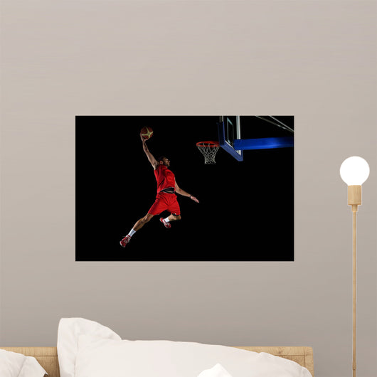 Basketball Player Action Wall Decal