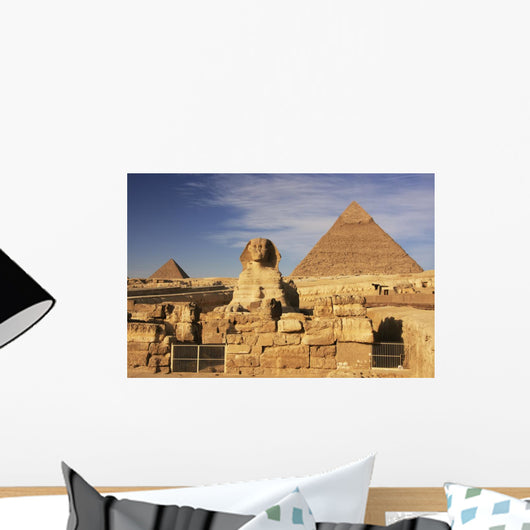 Sphinx and Pyramid Khafre Wall Decal