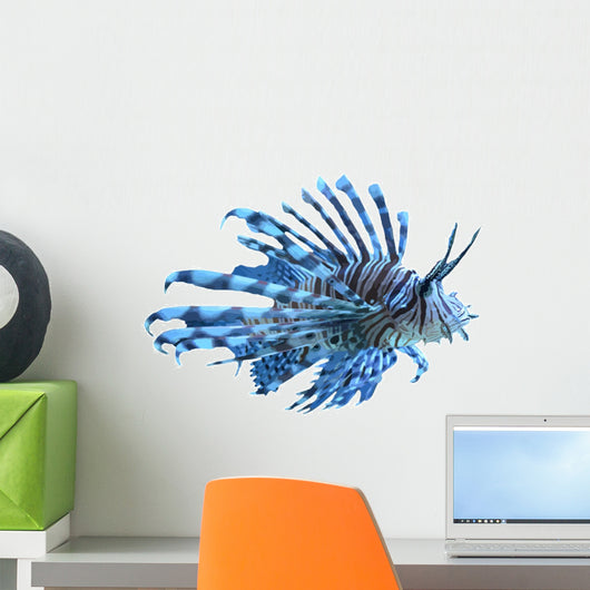 Blue Lionfish Wall Decal