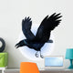 Flying Raven Wall Decal