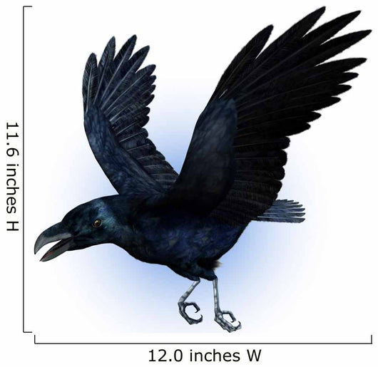 Flying Raven Wall Decal