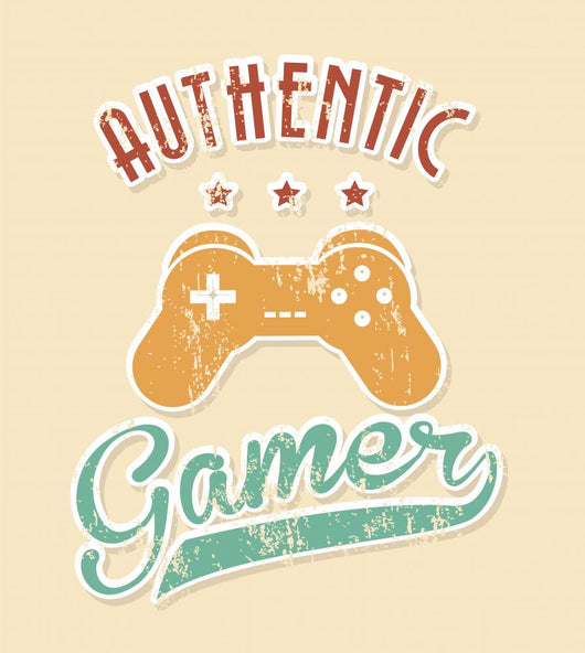Authentic Gamer Wall Decal